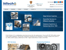 Tablet Screenshot of hitechos.com